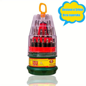 Jednostavni karakteristicni krizni odvijac set za popravku 31 kom