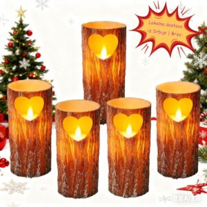 LED dekorativna svetla na baterije za Božić, dostupna u različitim veličinama