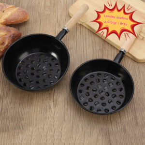 Nova BBQ Posuda za Ugalj, Alat za Roštilj, Kašika za Ugalj, Crna Posuda za Roštilj, Osnovne stvari za roštilj,Izdržljivi pribor za jelo,Robustan dizajn,Materijal od livenog gvožđa,Visokokvalitetno gvožđe,Dodatak za roštilj,Kuvanje na otvorenom