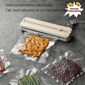 Paket od 12 vakuumskih kesa za očuvanje svežine 17×25cm, kesice za zatvaranje hrane otporne na vlagu, kućne kesice za skladištenje, pogodne za očuvanje hrane i organizaciju kuhinje