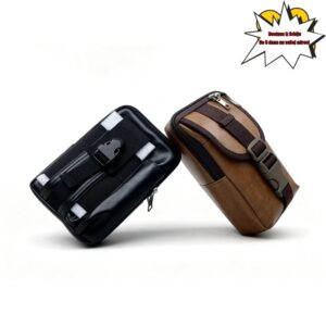 Muška prekobedna torba od prave kože, izdržljiva torba za nošenje, praktična torba za putovanje, biciklizam, mala torba za skladištenje