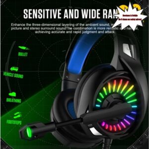 IG-7900 Gejmerske slušalice sa mikrofonom, RGB osvetljenje, moderne i kul slušalice