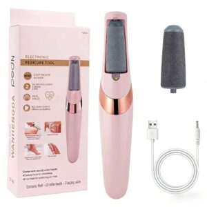 Punjivi elektricni odstranjivac grubih stopala sa dve glave