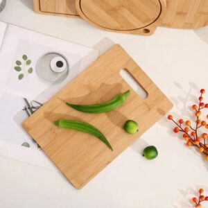 Visokoplaninska bambusova daska za sečenje, neklizajuća kuhinjska daska za meso, povrće, voće i testo sa žlebom za sok, izdržljiva