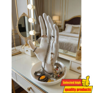 Stalak za nakit ruka sa tacnom za prstenje 3D stampa