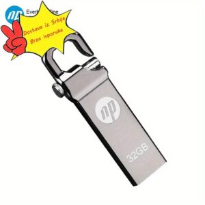 32G Metalni Logo Aukcija Mini Vodootporni Sistem za Šifrovanje Vozila USB Kompatibilan sa HP