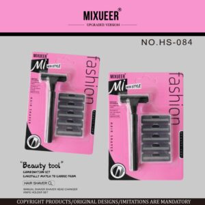 Oštar brijač 5 u 1 držač oštrica sa oštricama za žene, hotelski i kućni pribor za brijanje, Putna brijačica,Komplet za negu,Lako zamenjive oštrice,Praktično uređivanje,Izdržljiva brijačica,Oštri Sečivi,Ženski brijač,Rutina za negu sebe