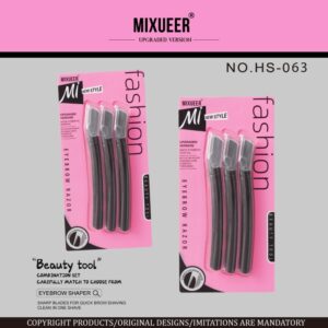 Brijač za obrve sa ravnom drškom, mikro sečivo, alat za početnike u salonu, na veliko