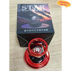 Aluminijumska legura rotirajući dvostruki prsten viseča auto aromatizator, ukras za parfem u automobilu, dekorativni ornament unutrašnjosti vozila, Osveživač vazduha za automobil,Automobilski difuzor mirisa,Stilski Dodatak za Automobil,Savremeni Auto Dodatak,Visokokvalitetna Legura,Izdržljivi