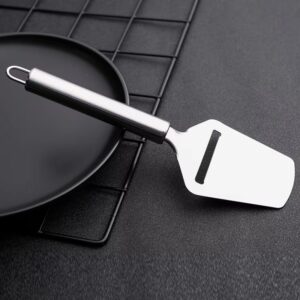 Set za sir i puter od 304 nerđajućeg čelika – Oštrica i nelepljiva špatula za pečenje, sečenje sira i maženje putera – Robusni nož pogodan za restorane i pekare