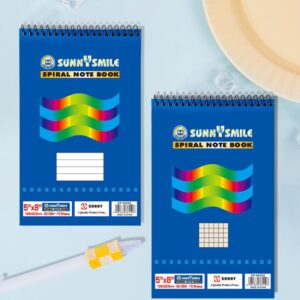 A5 Flip Up Spiralni Blok | Jednostavan INS Stil, Prazan Blok sa Mrežom, Umetnički Izuzetan, Može se Korišteni, Crni Papir sa Patkicom