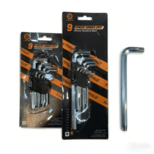 Heksagonalni kljuc 9 komada ravna i kuglasta glava