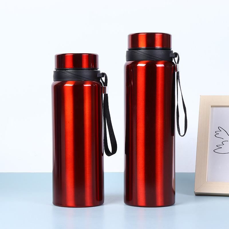 304 Izolovana čaša od nerđajućeg čelika | Prenosivi čajnik velikog kapaciteta za spoljašnju upotrebu, šolja za čaj za kancelariju i posao, idealna za novogodišnje poklone, isključivo ručno pranje - Slika 5