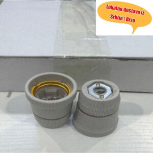 Kružni metalni vrh pogodan za porcelanske i keramičke nosače sijalica E27