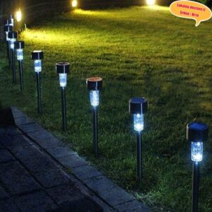 Spoljna rasveta sa infracrvenim senzorom i automatskim uključivanjem/isključivanjem u sumrak – Vodootporna, pogodna za baštu, travnjak, stazu, prilaz – Solarni sistem spoljne rasvete sa uklonjivim panelom