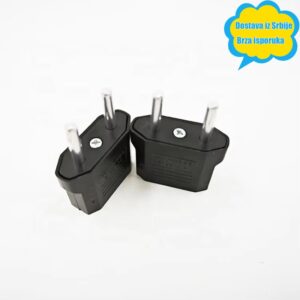 Globalni putni adapter – Konverter napona za Evropu, Australiju i Nemačku – Izdržljivi konverter utičnica kompatibilan sa evropskim, britanskim, američkim, nemačkim i australijskim utikačima za elektroniku, uređaje i ventilatore