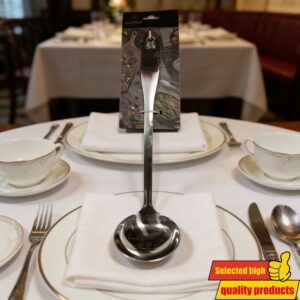 Otporna na toplotu duga kašika sa dugom drškom | Kuhinjska kašika za kuću za serviranje supa i kaša