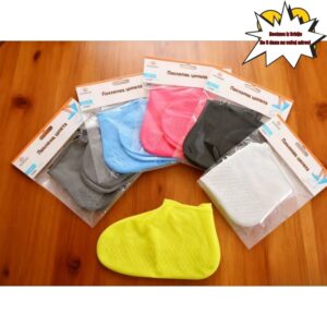 Vodootporne navlake za obuću za planinarenje, biciklizam i kišne čizme – Vodootporne, protivklizne, prenosive, zadebljane elastične lateks navlake u 6 boja