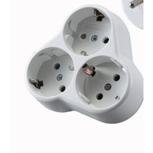 Nemacki standardni adapter utikača 1 na 2, produžni adapter utičnica 1 na 2, adapter utikača 1 na 2