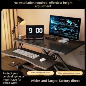 Automatski podizni kompjuterski sto, sklopivi radni sto za kuću, stoni sto sa podešavanjem visine