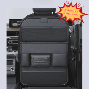 Organizator za naslon sedišta automobila – Multifunkcionalni držač za laptop, čaše i telefon