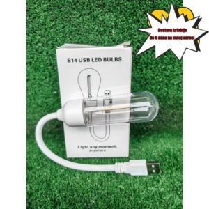 USB Lampa sa Volframovom Nitnom, Noćno Svetlo, Štedljiva Lampa, Prenosiva za Studentski Dom, Noćno Svetlo sa Zaštitom za Oči, Inteligentna Volframova Nitna Štedljiva Noćna Lampa