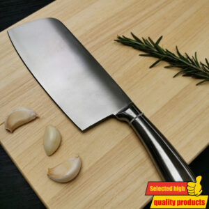 Nerđajući čelični sekač, za ulične prodavce, mesare, sekač, kuhinjski nož, kuvarski nož, nož za voće i druge noževe