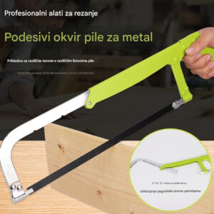Teška Podesiva Oštrica za Pilu – Nerđajući Metal i Drvo Rezanje sa Podesivim Sistemom Oštrice, Izdržljiva za DIY & – Prenosiva/Piljena po Mjeri Oštrica (Kompatibilna sa Hrastom, Borom)