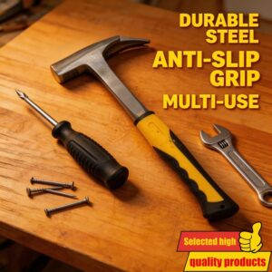 Ravni čekić sa klještima, protivklizna dvobojna drška, lokalna dostava u Srbiji, alat za specifično kucanje