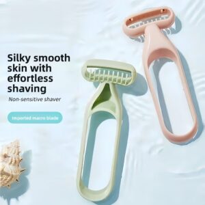 Damske mašinice za uklanjanje dlačica za pazuhe, bikini zonu i intimne delove, glatka svetlo bež brijačica