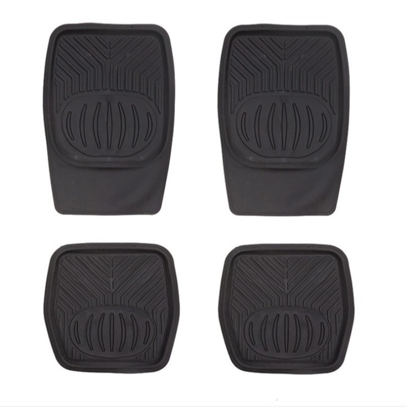 Gumene crne podloge za auto 4 komada univerzalne vodootporne - Slika 2