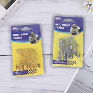 Premium sigurnosne igle | Idealne za odeću, proštepavanje i zanate, visokokvalitetnog i izdržljivog nerđajućeg čelika, boja Adzuki bobiča