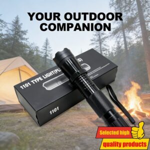 Model 1101 LED baterijska lampa velike snage sa kućištem od legure aluminijuma, dizajnirana za kampovanje na otvorenom, planinarenje i hitne slučajeve