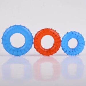 Ručni rehabilitacioni jačalica za stisak za starije osobe – Gumeni O-prsten za vežbanje prstiju sa otporom, prenosiv za teretanu, vežbanje spretnosti ruku i oprema (bez potrebe za strujom)