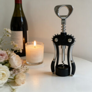 Otvarač za vino od nerđajućeg čelika, otvarač za crno vino, metalni somelijerski vadičep sa krilima, otvarači za flaše, alat za uklanjanje čepa iz vina, alat za bar