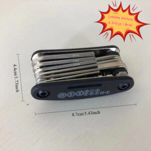 Motociklistički i planinski bicikl višenamenski alat za popravku guma, kombinovani alat za popravku bicikla 16-u-1, hitni alat za popravku, Komplet za održavanje bicikla,Višenamenski dizajn,Kompaktni alat,Čvrsti Ključ,Precizni alati,Poluga za gume,Ljubitelji prirode