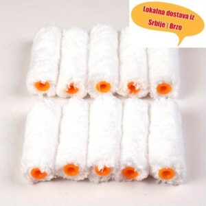 Vruće Topljenje Lateks Valjak za Bojenje sa Četkom i Jezgrom – Bez Mrtvih Uglova, Glatak Nanošen na Zidove, Ormare, Obrub – Idealno za DIY & Profesionalne Projekte Slikanja – Kompatibilan s Lateks Bojama & Tapetom – Lako Čišćenje, Ergonomska Drška, Izdržljiva Konstrukcija, Alat za Dekoraciju Zidova, Kompaktni Dizajn, Robustna Građa, Za Renoviranje Kuće