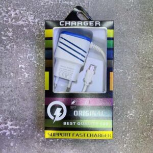 Prugasti punjač sa glavom za punjenje, napajanje za stonu lampu od 5V, adapter za pistolet za fasciju, direktno punjenje sa svetlećim efektom