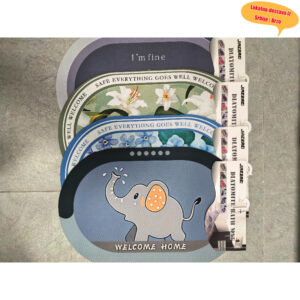 Podloga za kupatilo – Vodoupijajuća protivklizna prostirka za ulaz – Podloga za vrata kupatila i toaleta – Kućna prostirka