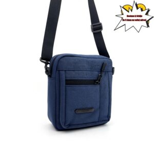 Muška prekobedna torba – Nova casual višeslojna torba velikog kapaciteta, vertikalna mala kvadratna torba, modna jednobojna najlonska ramenska torba