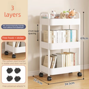 Mobilna kolica za odlaganje i organizaciju sobe