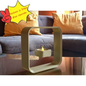 3D Štampani Poligonalni Plutajući Svećnjak | Kreativni Viseći Stil Dekorativni Ukras za Praznični Ambijent na Stolu, Materijal od Livenog Gvožđa