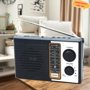 Vintage Klasični Radio Bežični MP3 Player sa Punim Opsegom Frekvencija i Slotom za TF Karticu – Prenosivi Multifunkcionalni Audio Uređaj sa Punjenjem