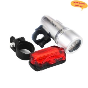 Farovi za brdski bicikl, svetla za bicikl i zadnja svetla u obliku leptira, bez baterije