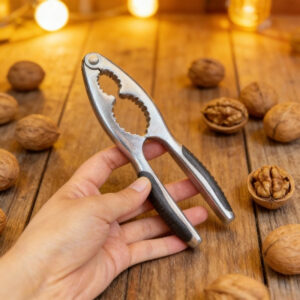 Ključ za orahe sa protivkliznom drškom – Idealno za pekane i kestene, lako ljuštenje za užinu