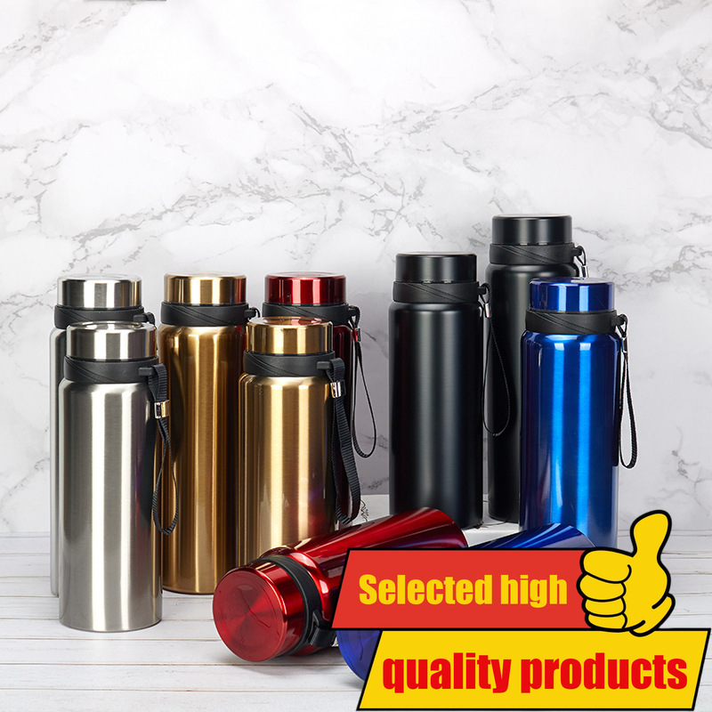 304 Izolovana čaša od nerđajućeg čelika | Prenosivi čajnik velikog kapaciteta za spoljašnju upotrebu, šolja za čaj za kancelariju i posao, idealna za novogodišnje poklone, isključivo ručno pranje - Slika 2