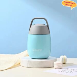 Vakuumski paročistač od nerđajućeg čelika velikog kapaciteta, sa teglom za kuvanje na pari i izolovanim posudom za ručak