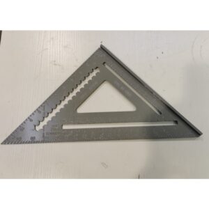 Robustni Nerđajući Čelični Stolarski Ugao – Profesionalna L-Oblikovana Prava Kanta sa Produženom Merilnom Skalom, Ojačan Rub za Drvodeljenje i Građevinske Projekte – Precizan Alat za Miter Mjerenje i Rezanje Ugaona, Izdržljiv Dizajn, Idealno za Radnike u Graditeljstvu