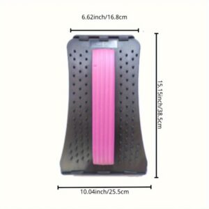 Troslojna potpora za leđa i naslon za odrasle – Olakšava nelagodnost u leđima i poboljšava držanje – Izrađena od visokokvalitetne plastike, bez punjenja