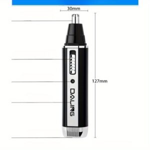 DL-7003 Električni Trimer za Nos Višenamenski Set za Negu za Dlake u Nosu i Obrve
